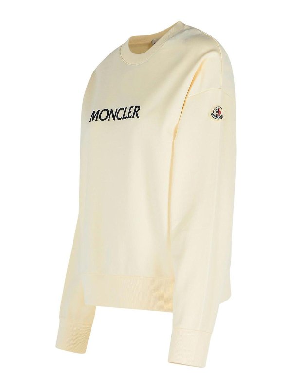 The Best Shops MONCLER: Sweatshirts und Pullover - Sweatshirt - Weiß