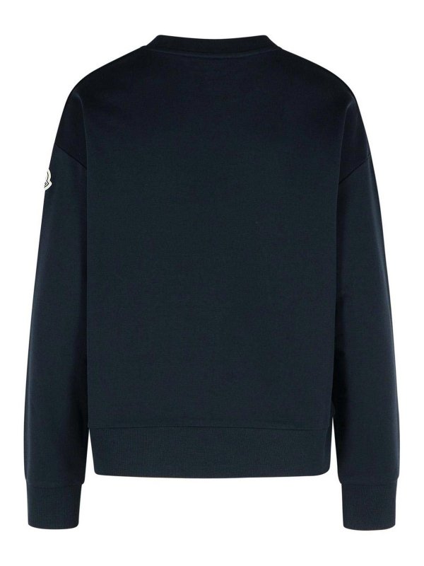 MONCLER: Sweatshirts und Pullover online - Sweatshirt - Dunkelblau