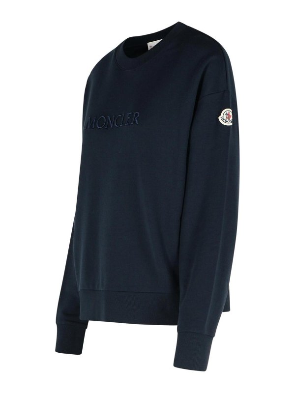 The Best Shops MONCLER: Sweatshirts und Pullover - Sweatshirt - Dunkelblau