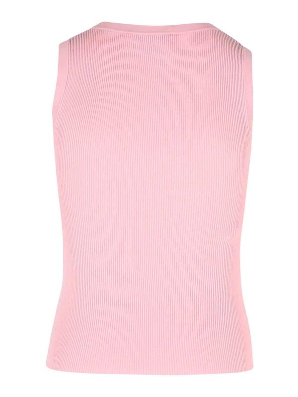 MOSCHINO JEANS: Tops & Tank tops online - Pink Viscose Blend Tank Top