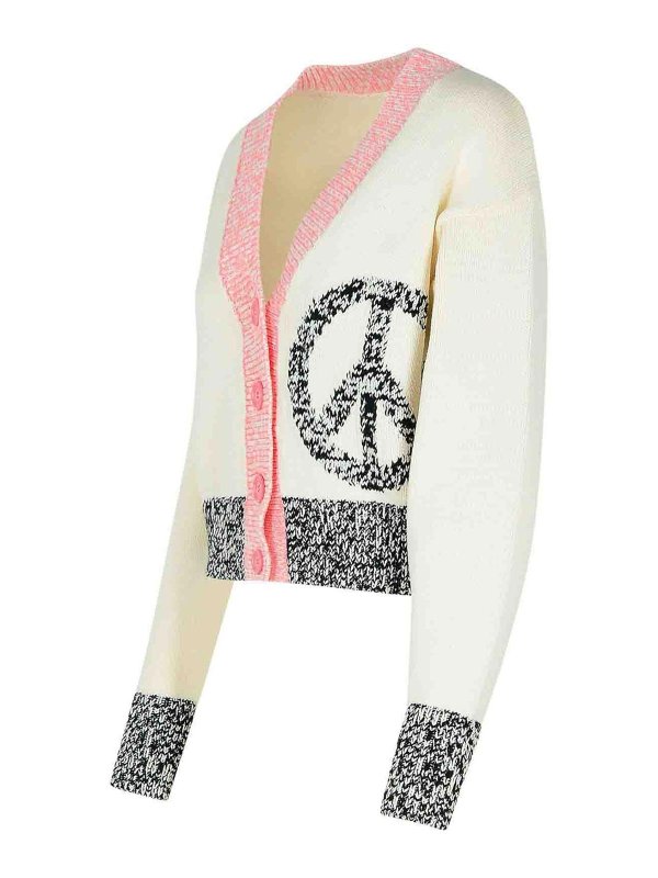 The Best Shops MOSCHINO JEANS: カーディガン - カーディガン - 白