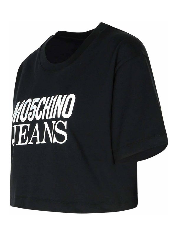 The Best Shops MOSCHINO JEANS: T-shirts - T-Shirt - Schwarz