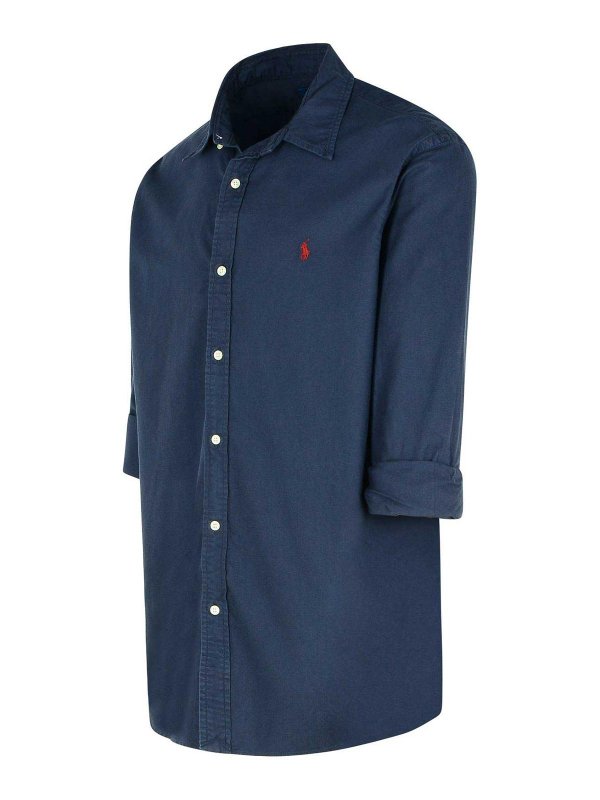The Best Shops POLO RALPH LAUREN: shirts - Blue Cotton Shirt