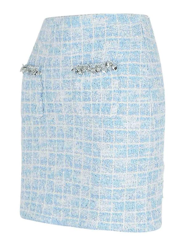 The Best Shops Self Portrait: Miniröcke - Midirock - Blau