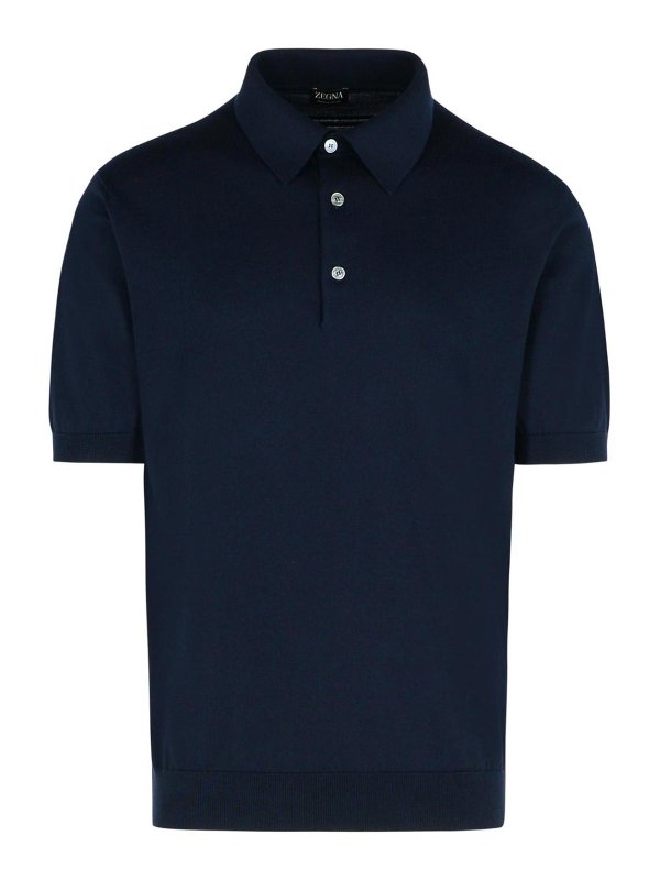 ZEGNA: Poloshirts - Poloshirt - Blau