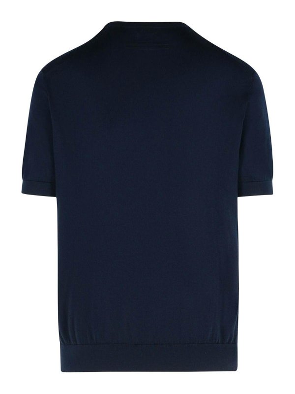 ZEGNA: Camisetas online - Camiseta - Azul