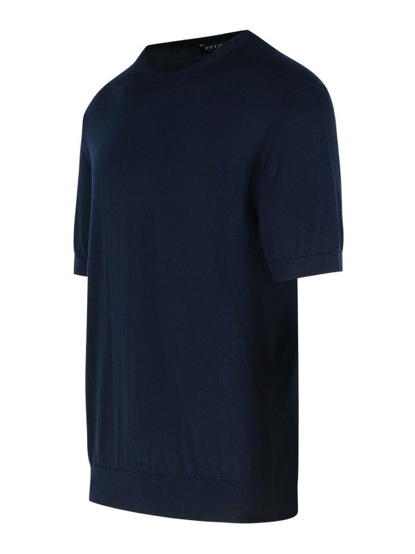 The Best Shops ZEGNA: Camisetas - Camiseta - Azul