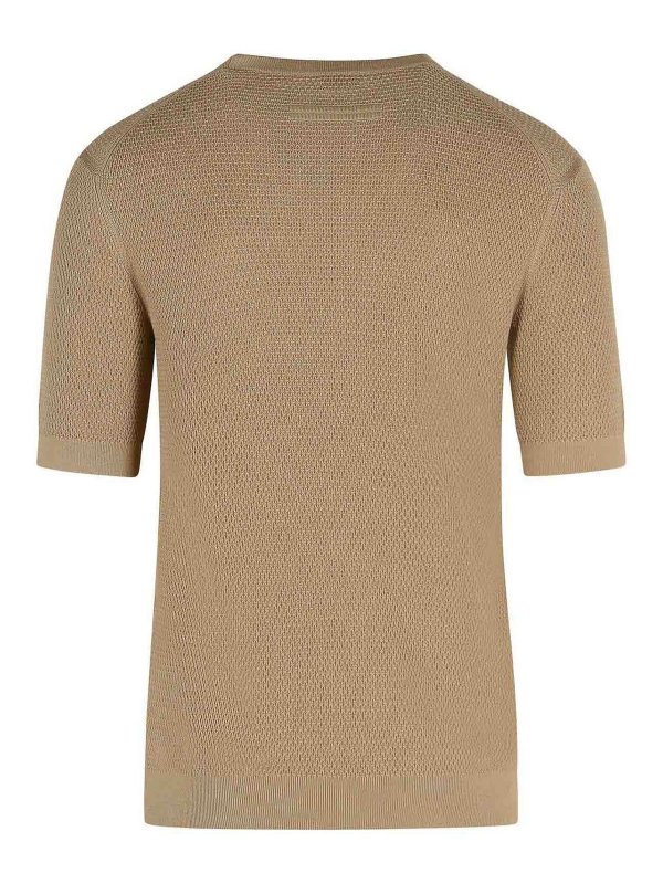 ZEGNA: Camisetas online - Camiseta - Marrón