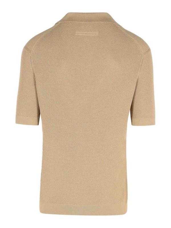 ZEGNA: ポロシャツ online - ポロシャツ - ブラウン