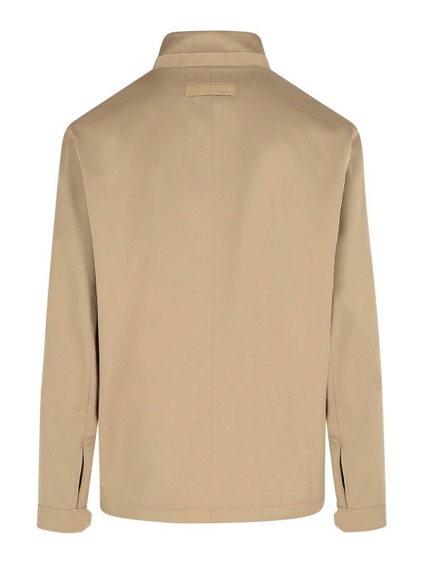 ZEGNA: casual jackets online - Beige Polyester Jacket