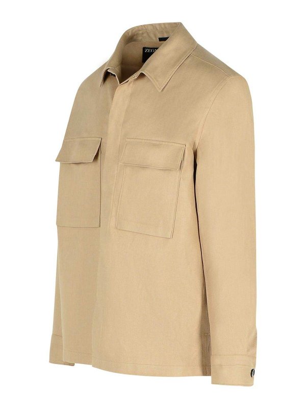 The Best Shops ZEGNA: カジュアルジャケット - カジュアルジャケット - ベージュ