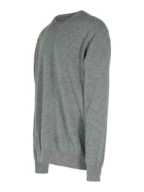 The Best Shops COMME DES GARCONS SHIRT: crew necks - Grey Wool Sweater