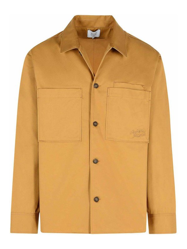 MAISON KITSUNÉ: シャツ - シャツ - ベージュ