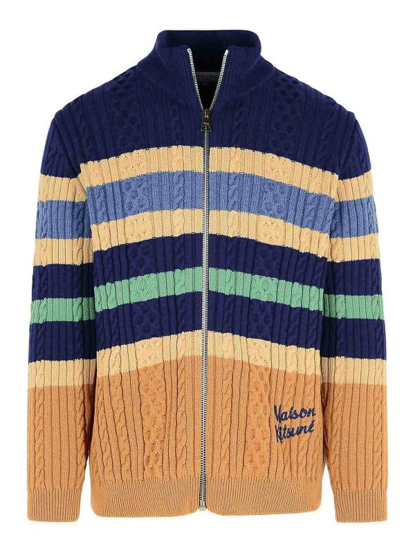 MAISON KITSUNÉ: クルーネック - クルーネック - マルチカラー