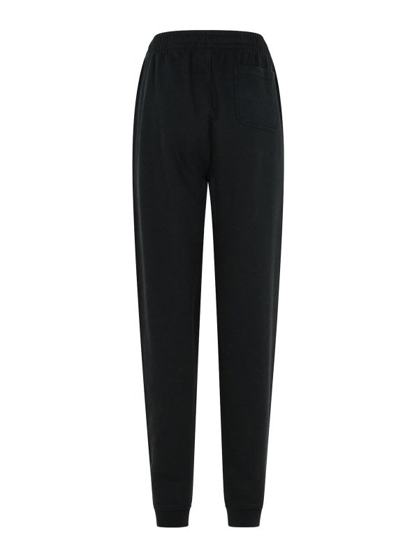 MAISON KITSUNÉ: pantaloni sport online - Pantaloni di cotone nero jogger