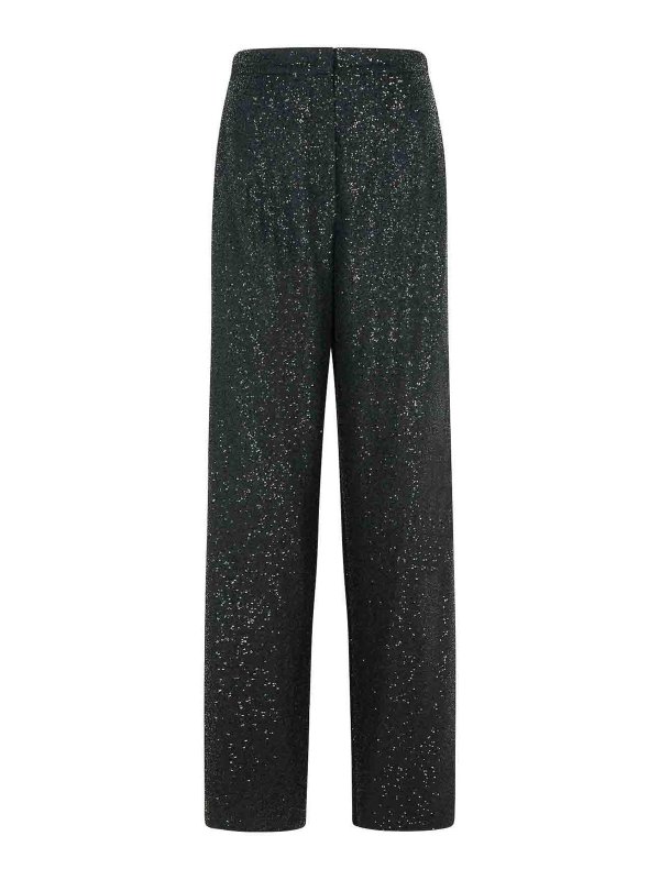 Max Mara: Pantalones casual - Pantalón Casual - Negro