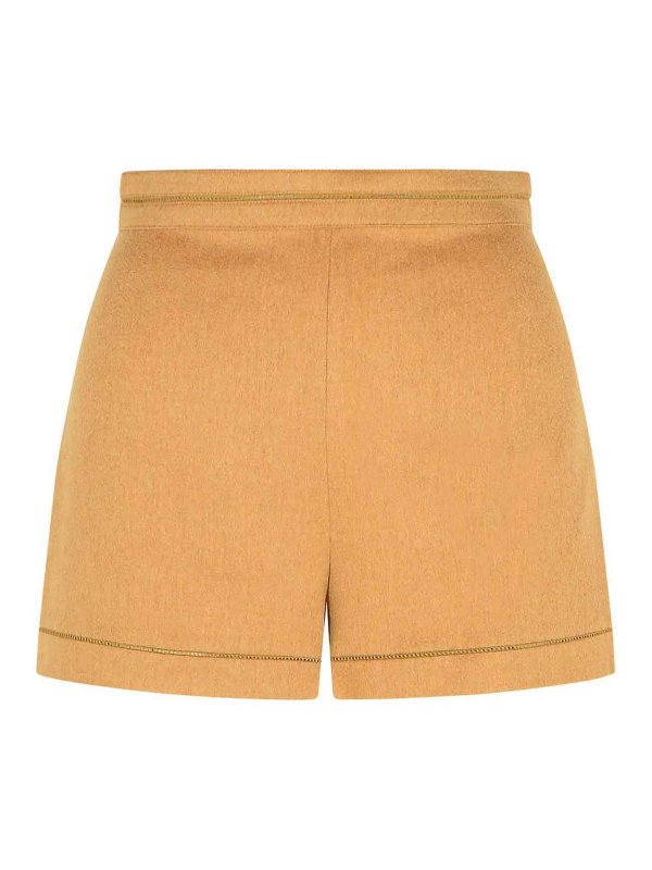 Max Mara: トラウザーショーツ - ショートパンツ - ブラウン
