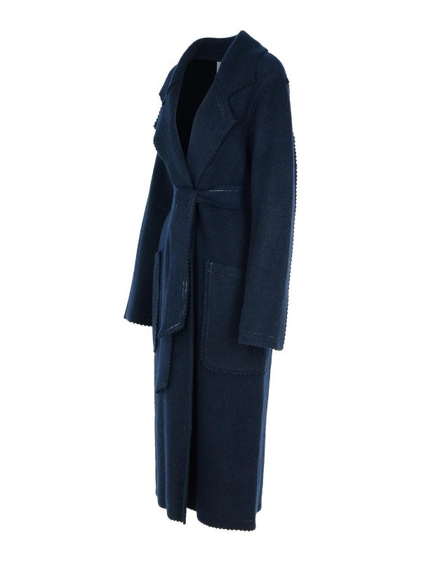The Best Shops Max Mara: Kurze Mäntel - Kurzer Mantel - Blau