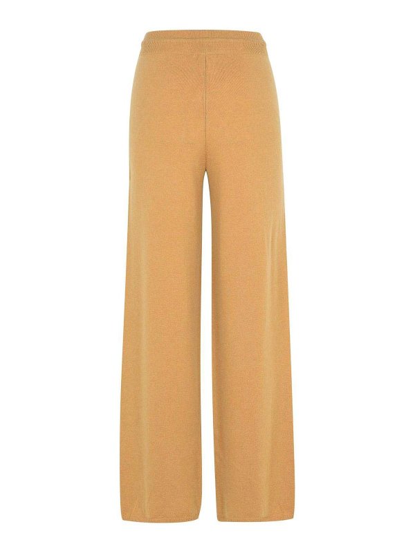 Max Mara: Trousers Shorts online - Rino Brown Cashmere Blend Trousers