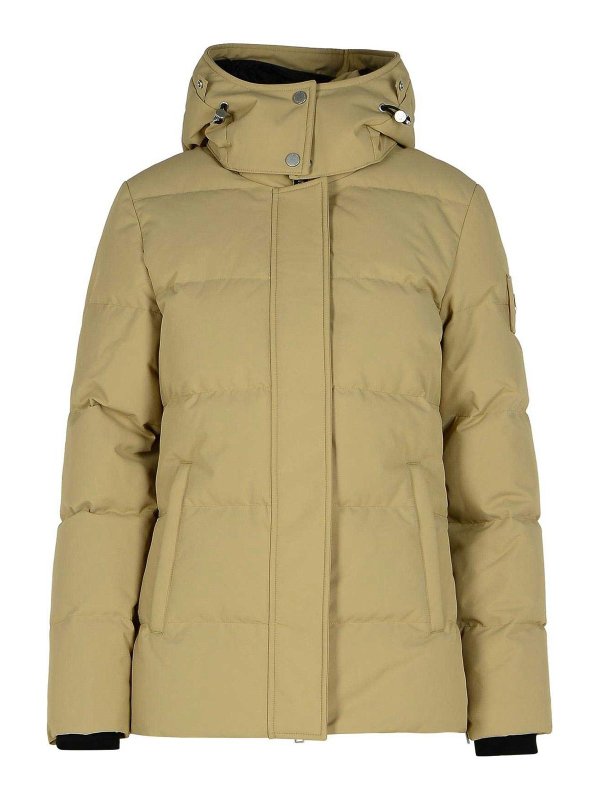 MOOSE KNUCKLES: Kurze Daunenjacken - Daunenjacke - Beige