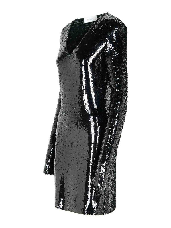 The Best Shops SPORTMAX: Knielange Kleider - Knielanges Kleid - Schwarz