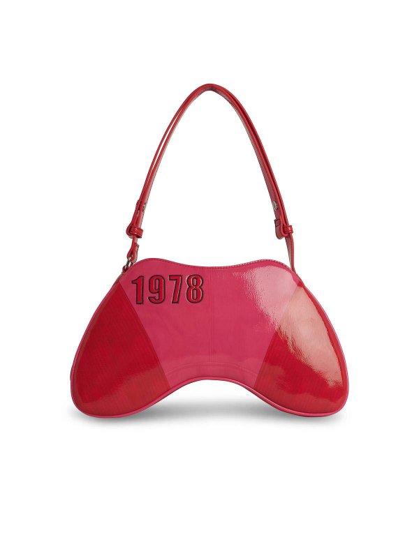 The Best Shops DIESEL: cross body bags - Play Fuchsia Polyurethane Bag