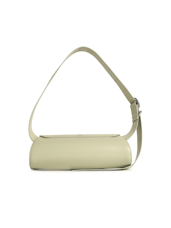 The Best Shops JIL SANDER: borse a tracolla - Piccola borsa in pelle verde chiaro