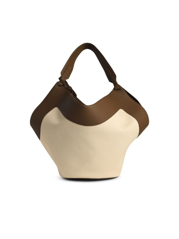 The Best Shops KHAITE: クロスボディバッグ - クロスボディバッグ - クリーム