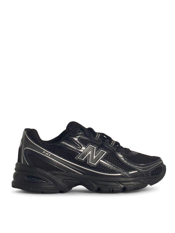 NEW BALANCE: sneakers - 740 sneaker a maglie nere