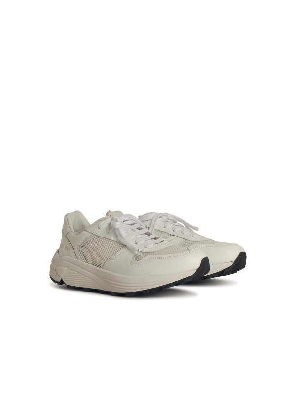 COMMON PROJECTS: trainers online - Runner White Leather Blend Sneakers