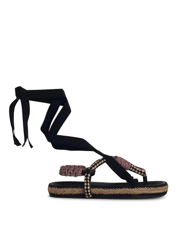 ISABEL MARANT: Sandalen - Sandalen - Schwarz