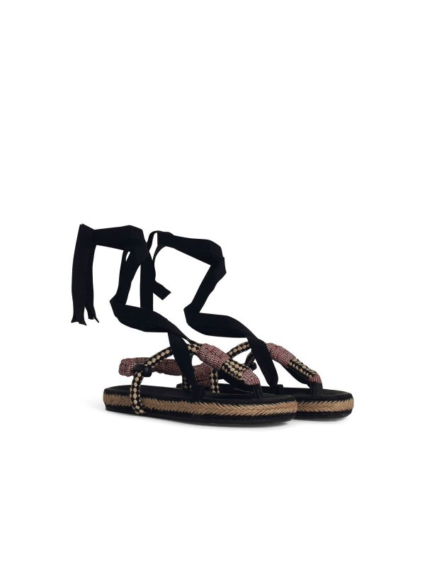 ISABEL MARANT: Sandalen online - Sandalen - Schwarz