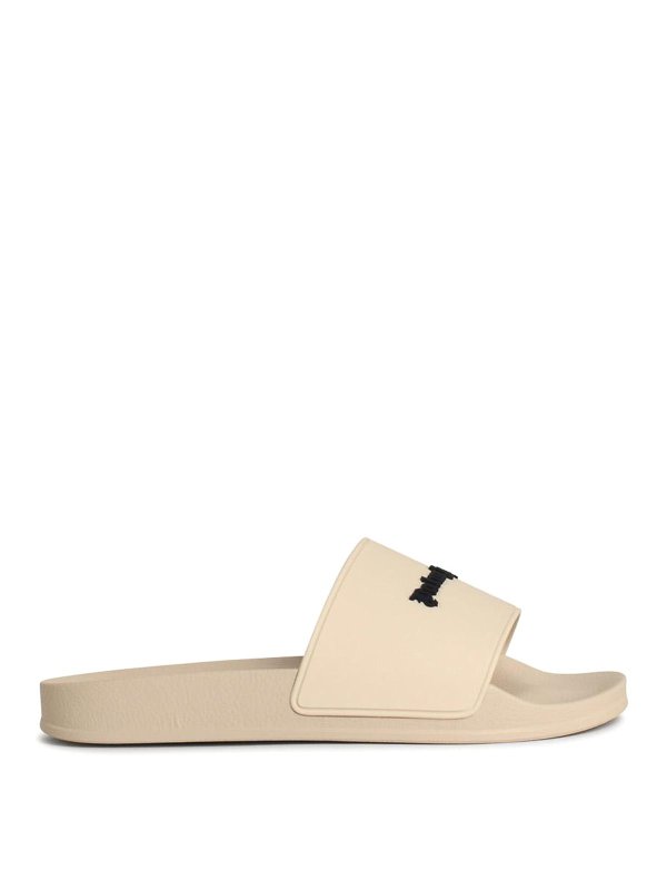 Palm Angels: Mocassini e slippers - Slippers beige