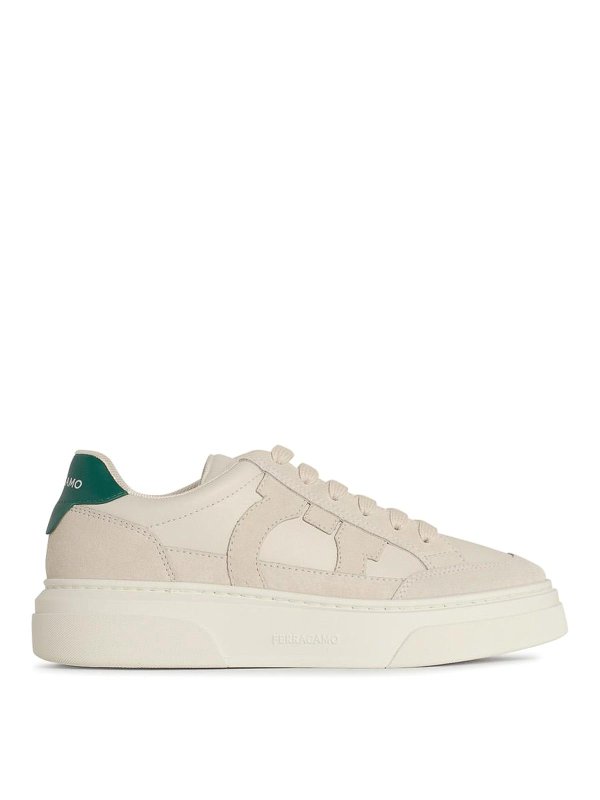 FERRAGAMO: スニーカー - スニーカー - 白