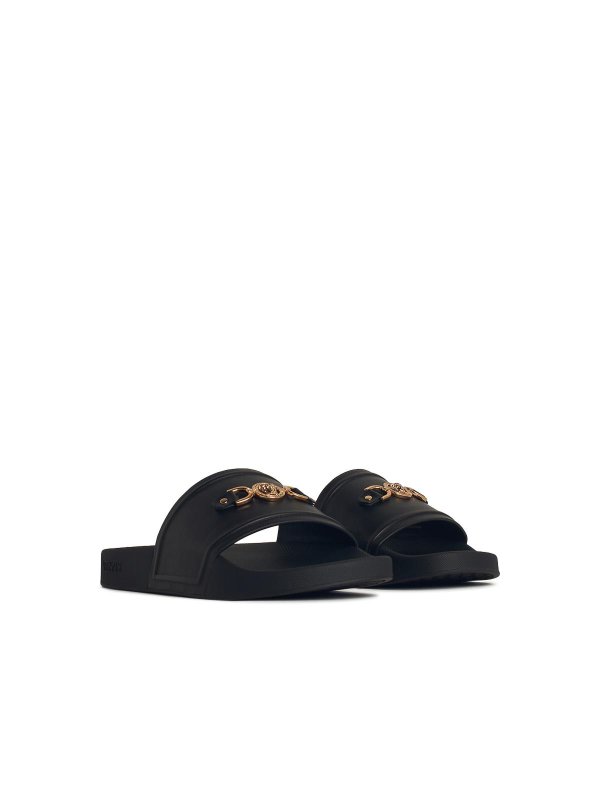 VERSACE: ロファー＆スリッパ online - ローファー - 黒