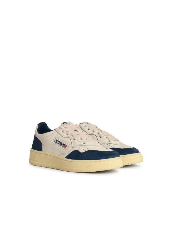 AUTRY: sneakers online - Sneaker in pelle blu mediale