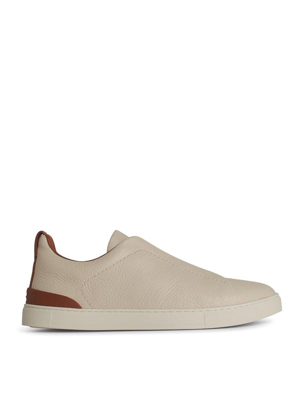 ZEGNA: Zapatillas - Zapatillas - Crema