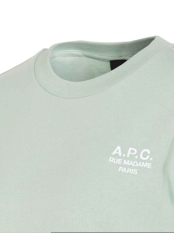 Pull Col Rond - Blanc shop online: A.P.C.
