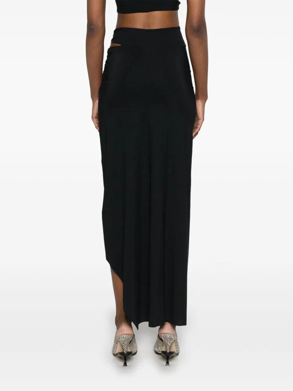 The Best Shops AMAZUÌN: Faldas media pierna y semilargas - Falda Semilarga - Negro