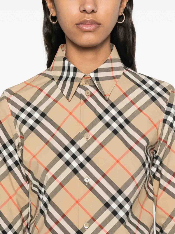 BURBERRY: shirts online - Tartan shirt