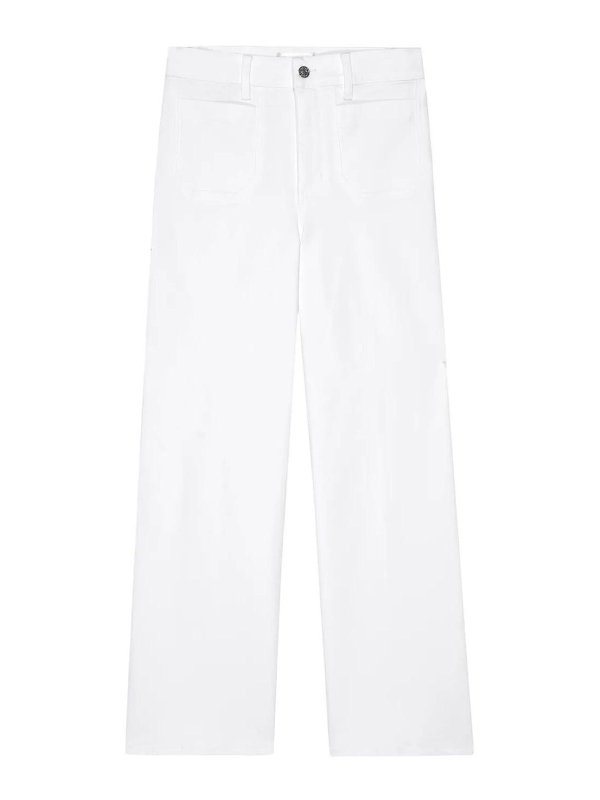 Frame: Jeans Rectos - Vaqueros Rectos - Blanco