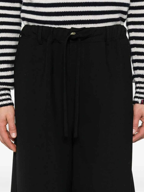 Marni: Pantalons casual online - Pantalons Décontractés - Noir