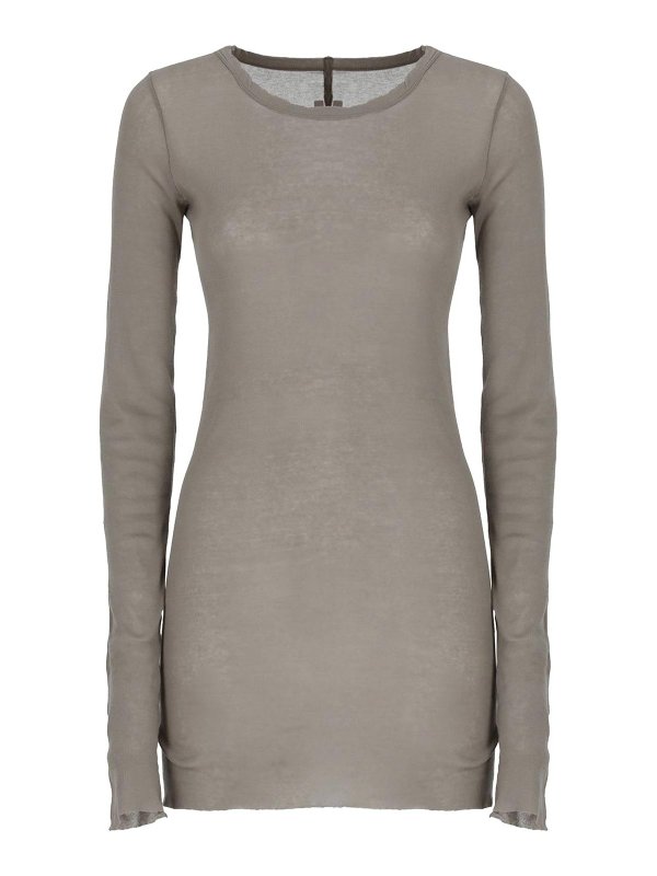 RICK OWENS: Tシャツ - Tシャツ - グレー