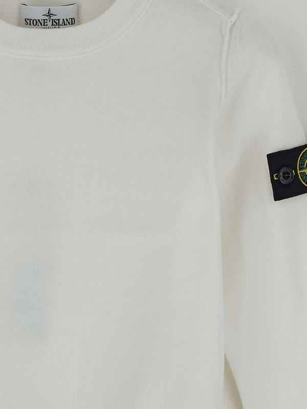The Best Shops Stone Island Junior: スウェット＆セーター - スウェットシャツ/セーター - 白