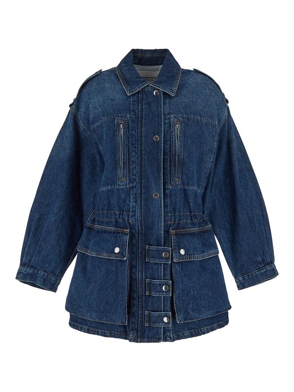 Isabel Marant Etoile: Chaquetas casual - Chaqueta Casual - Azul