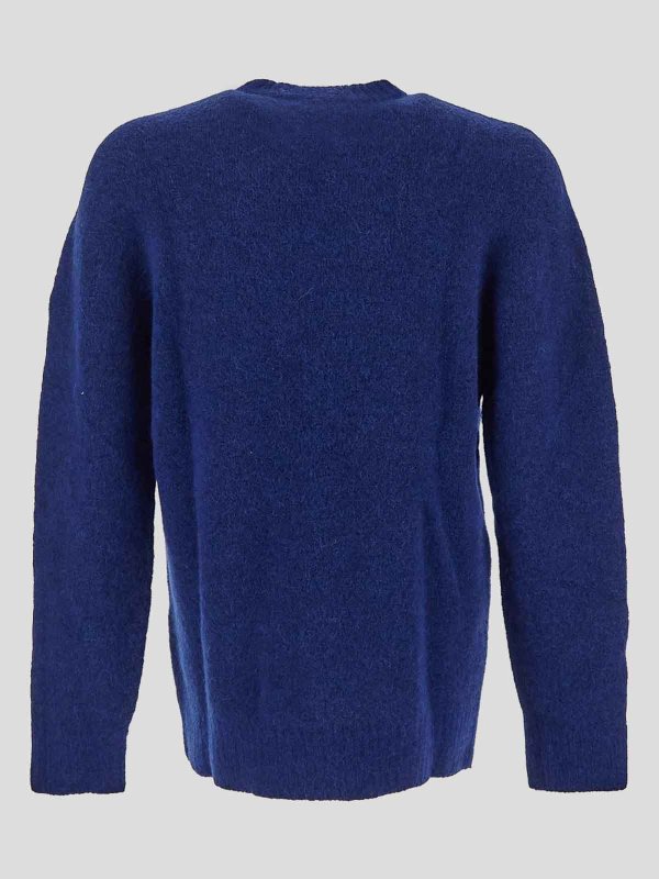LANEUS: crew necks online - Sweater  Blue