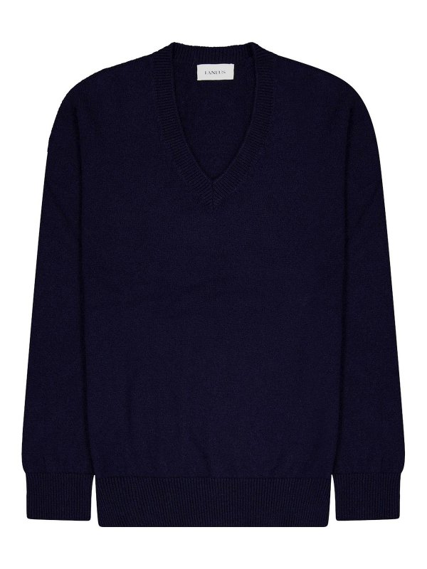 LANEUS: crew necks - Laneus knit in wool