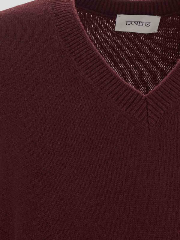 The Best Shops LANEUS: crew necks - Sweater  Bordeaux