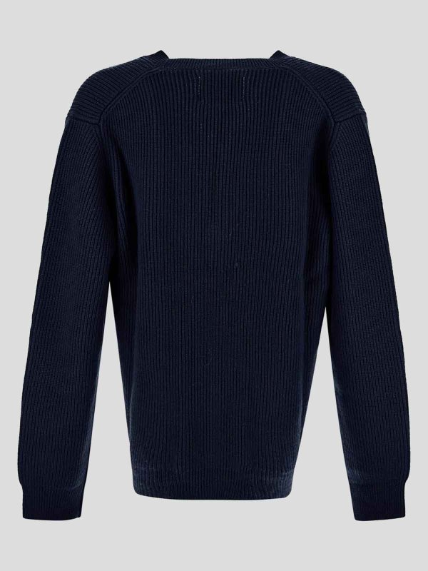 SEVEN: maglia collo rotondo online - Maglione blu