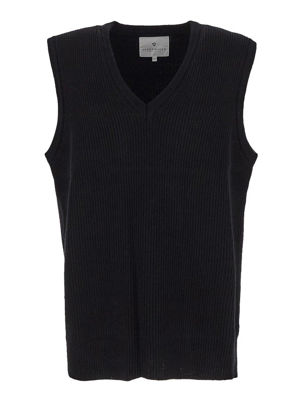 SEVEN: maglieria gilet - Pullover in lana